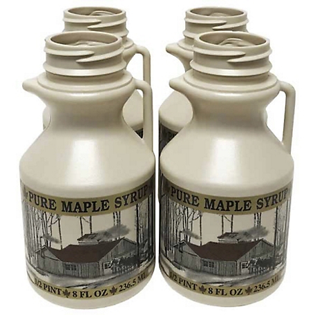 Tap My Trees 0.5 pt. Plastic Syrup Jugs, 4-Pack