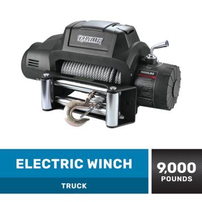 Traveller 12V Electric Truck Winch, 9,000 lb. Capacity