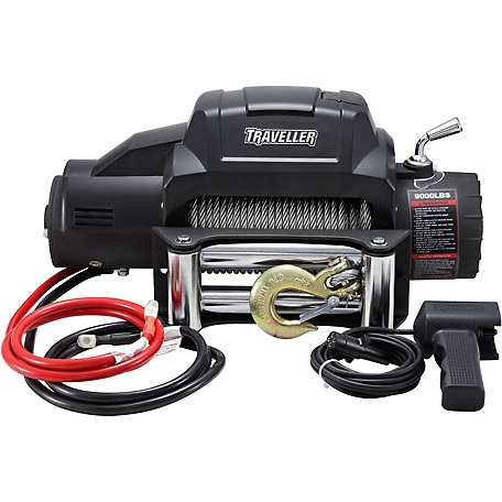 Traveller 12V Electric Truck Winch, 9,000 lb. Capacity at Tractor