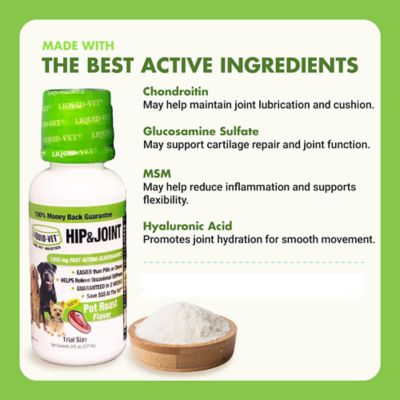 Image showing  K9 Hip and Joint Support Supplement for Dogs, Pot Roast Flavor, 32 oz.