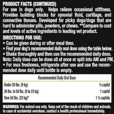 Image showing 6 th Liquid-Vet K9 Hip and Joint Support Supplement for Dogs, Pot Roast Flavor, 32 oz.