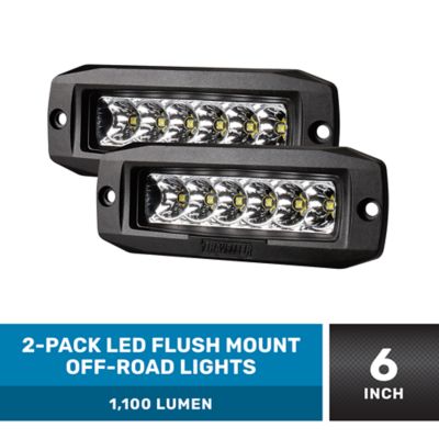 Traveller 1,100 Lumen Flush-Mount LED Lights, 2-Pack