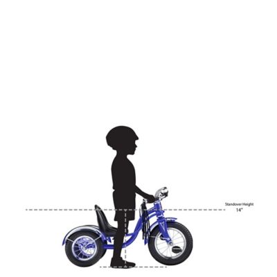 Image showing 6 th Schwinn Kids' Unisex 12 in. Roadster Classic Tricycle, Ages 2-4, Blue