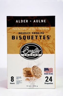 Bradley Smoker Alder Flavor Bisquettes, 24-Pack