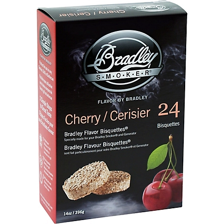 Bradley Smoker Cherry Flavor Bisquettes, 24-Pack