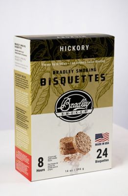 Bradley Smoker Hickory Flavor Bisquettes, 24-Pack