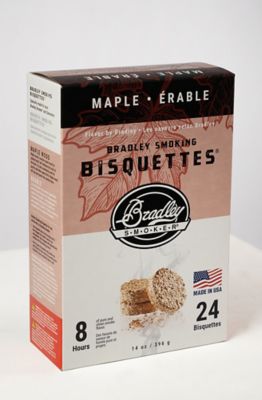 Bradley Smoker Maple Flavor Bisquettes, 24-Pack
