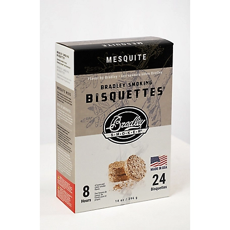 Bradley Smoker Mesquite Flavor Bisquettes, 24-Pack