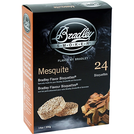Bradley Smoker Mesquite Flavor Bisquettes, 24-Pack