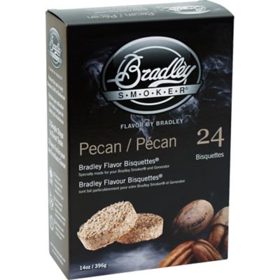 Bradley Smoker Pecan Flavor Bisquettes, 24-Pack