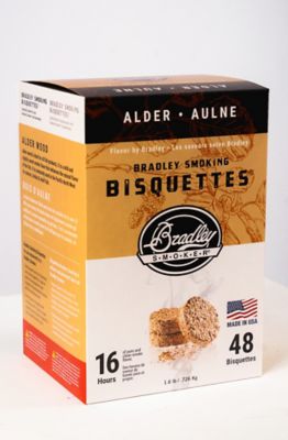 Bradley Smoker Alder Flavor Bisquettes, 48-Pack