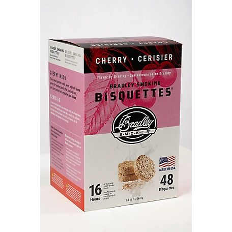 Bradley Smoker Cherry Flavor Bisquettes, 48-Pack