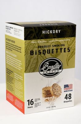 Bradley Smoker Hickory Flavor Bisquettes, 48-Pack