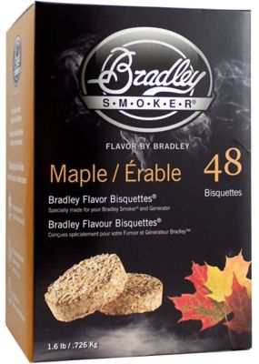 Bradley Smoker Maple Flavor Bisquettes, 48-Pack