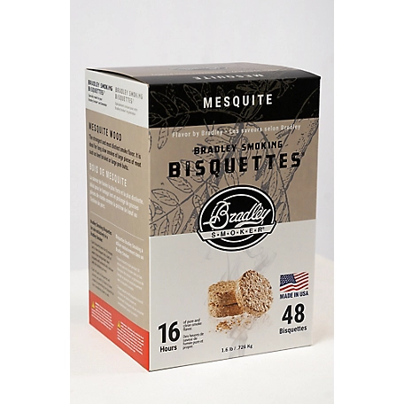 Bradley Smoker Mesquite Flavor Bisquettes, 48-Pack