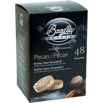 Bradley Smoker Pecan Flavor Bisquettes, 48-Pack