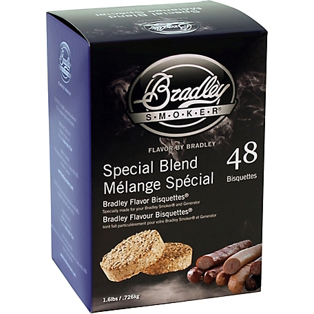 Bradley Smoker Special Blend Flavor Bisquettes, 48-Pack