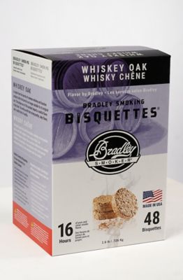 Bradley Smoker Whiskey Oak Flavor Bisquettes, 48-Pack