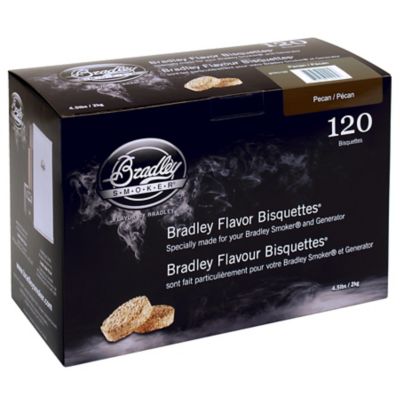 Bradley Smoker Pecan Flavor Bisquettes, 120-Pack