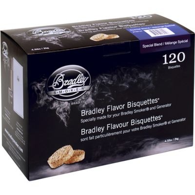 Bradley Smoker Special Blend Flavor Bisquettes, 4.5 lb., 120-Pack