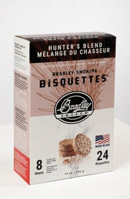 Bradley Smoker Hunter's Blend Flavor Premium Bisquettes, 24-Pack