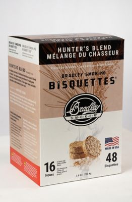 Bradley Smoker Hunter's Blend Flavor Premium Bisquettes, 48-Pack