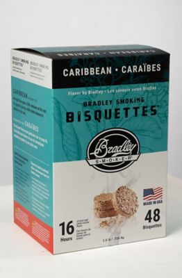 Bradley Smoker Caribbean Blend Flavor Premium Bisquettes, 1.6 lb., 48-Pack