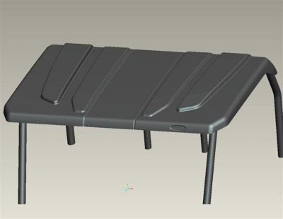 Image showing  Universal ATV/UTV Top/Roof, Cooter Brown