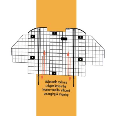 Image showing 5 th Pet Gazebo SUV Vehicle Pet Barrier, 70 x 47in.