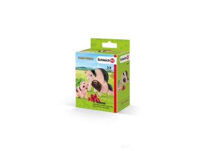 Schleich Farm World Pig Mother and Piglets 5PC SET NEW FOR 2020 