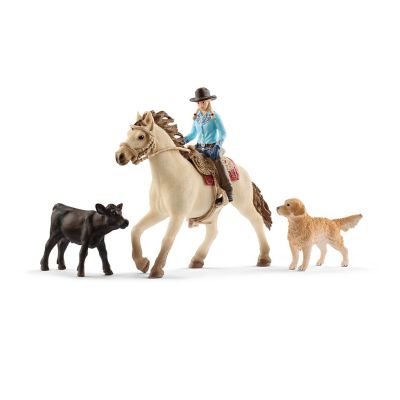 Image showing  6 pc. Western Riding Playset