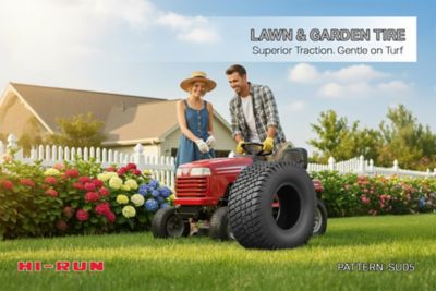 Image showing  18x6.5-8 4PR SU05 Turf Replacement Tire