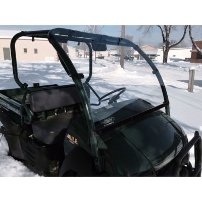 Extreme Metal Products Kawasaki Mule 610 Hard-Coated Windshield