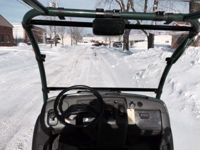 Image showing  Hard-Coated Windshield for Kawasaki Mule 610