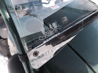 Image showing  Hard-Coated Windshield for Kawasaki Mule 610