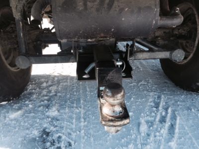 Image showing  2 in. Receiver Kawasaki Mule 610/SX Rear Receiver Hitch