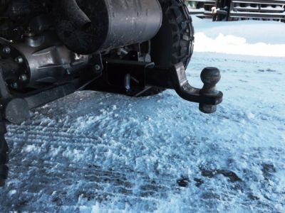 Image showing  2 in. Receiver Kawasaki Mule 610/SX Rear Receiver Hitch