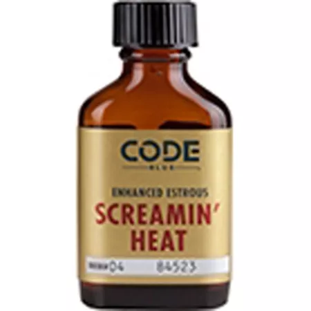 Code Blue 1 oz Screamin' Heat Enhanced Estrous Attractant Game Attractants