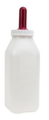 Livestock Plastic Rubber Nipple Nursing Bottle 2 Quarts 4 Pints Calf Foal Sheep 