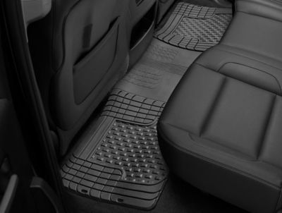 Image showing  All-Vehicle Front and Rear Over-the-Hump Floor Mat Set, Black, 3 pc.