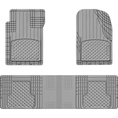 WeatherTech Front and Rear Floor Mat Set for All Vehicles Gray 11AVMOHSG Floor Mats & Cargo Liners