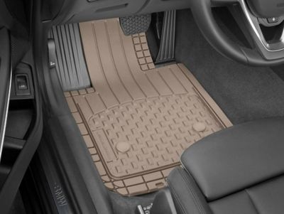 Image showing  All-Vehicle Front and Over The Hump Rear Floor Mats, 3 pc. Set, Tan