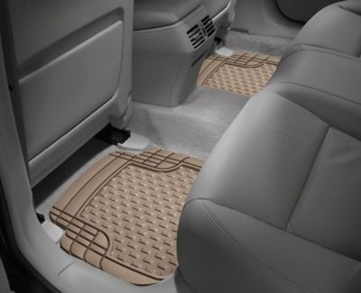 Image showing  All-Vehicle Front and Over The Hump Rear Floor Mats, 3 pc. Set, Tan