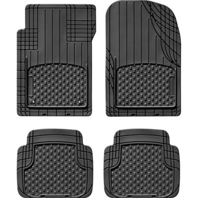 WeatherTech Front and Rear AVM Automotive Floor Mats, Black, 4 pc.,11AVMSB