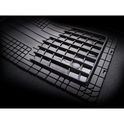 WeatherTech Heavy-Duty Front and Rear AVM Automotive Floor Mat Set, Black, 4 pc.