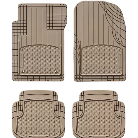 WeatherTech Front and Rear AVM Automotive Floor Mats Tan 4-Piece Together 11AVMST Floor Mats & Cargo Liners