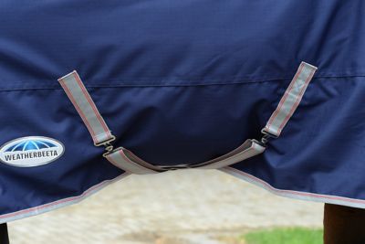 Image showing  ComFiTec Essential 220g/1200D Polyester Mediumweight Horse Blanket with Standard Neck