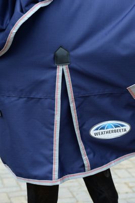 Image showing  ComFiTec Essential 220g/1200D Polyester Mediumweight Horse Blanket with Standard Neck