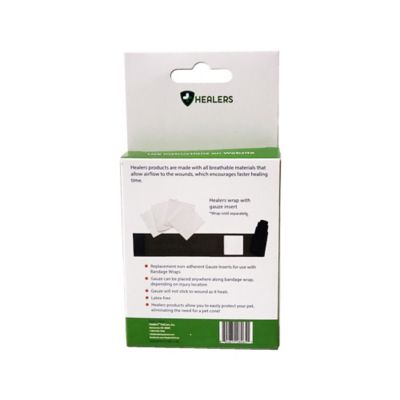 Image showing  Replacement Gauze Pads for Leg Wraps, 2 in. Squares