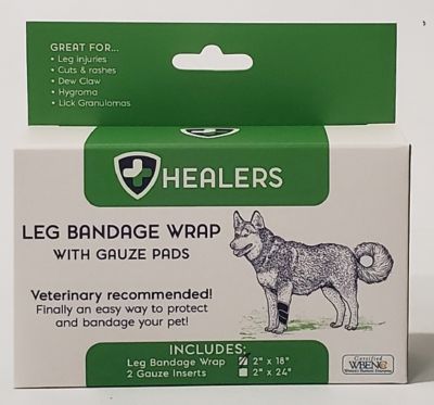 Image showing  Pet Leg Wrap and Bandage for Dogs, Medium
